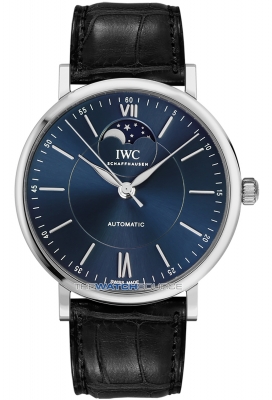 Buy this new IWC Portofino Automatic Moonphase 40mm iw459402 mens watch for the discount price of £6,525.00. UK Retailer.